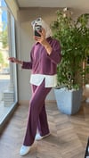 LAVENZA Üçlü Takım | Bordo