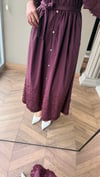 LAVERA Aplik Detaylı Elbise | Bordo