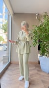 Lina Büzgü Detaylı Takım | Su Yeşili