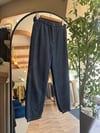 Line Lastikli Denim Pantolon | Koyu Mavi Denim
