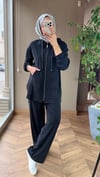 Liora Modal Spor Takım | Siyah