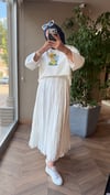 MELORA Baskılı Oversize Sweat | Lemonade