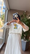 MELORA Baskılı Oversize Sweat | Lemonade