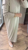 Mira Minimal Triko Elbise | Krem Bej