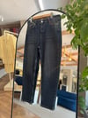 Nora Yüksek Bel Mom Jean | Koyu Mavi Denim