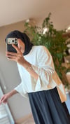 NOREL Çizgili Oysho Sweat | Beyaz