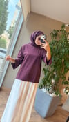 NOREL Çizgili Oysho Sweat | Bordo