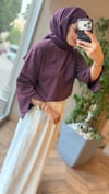 NOREL Çizgili Oysho Sweat | Bordo