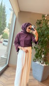 NOREL Çizgili Oysho Sweat | Bordo