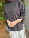 NOREL Çizgili Oysho Sweat | Kahve