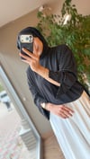 NOREL Çizgili Oysho Sweat | Siyah