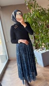 Sandy Toka Detaylı Body | Siyah
