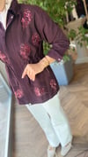 SAVONA Taş İşlemeli Ceket | Bordo