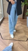 Taş Detaylı Bol Paça Jean