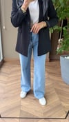 Taş Detaylı Bol Paça Jean