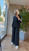 ÜÇ ŞERİT DETAYLI SPOR TAKIM | Siyah