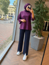 VELORA Ön Dikiş Detaylı Pantolon | Siyah