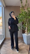 VERA Gold Düğme Detaylı Takım | Siyah