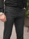 A Kalite Slim Fit Likralı Antrasit Kumaş Pantolon