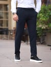 A Kalite Slim Fit Likralı Lacivert Kumaş Pantolon