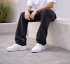 Baggy Kalıp Füme Bol Kot Pantolon