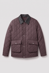 Baklava Kapitone Barbour Model Bordo Ceket