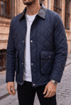 Baklava Kapitone Barbour Model Lacivert Ceket