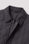 Baklava Kapitone Barbour Model Siyah Ceket