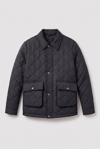 Baklava Kapitone Barbour Model Siyah Ceket