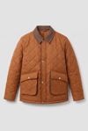 Baklava Kapitone Barbour Model Taba Ceket
