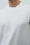Basic Beyaz Pamuklu T-Shirt 