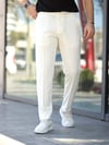 Basic Likralı Ekru Jogger Pantolon