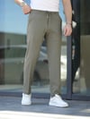 Basic Likralı Haki Jogger Pantolon