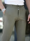 Basic Likralı Haki Jogger Pantolon