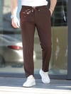 Basic Likralı Kahve Jogger Pantolon