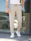 Basic Likralı Krem Jogger Pantolon