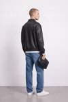 Bill Basic Bomber Deri Ceket - Siyah