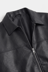 Bill Basic Bomber Deri Ceket - Siyah