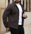 Gofre Relax Kahve Ceket