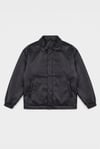 Oversize Siyah Deri Ceket