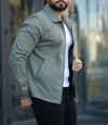 Relax Fit Haki Keten Ceket