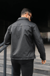 Relax Siyah Deri Ceket