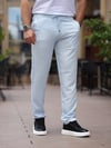 Yazlık İnce Keten Jogger Bebe Mavisi Pantolon