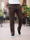 Yazlık İnce Keten Jogger Kahve Pantolon