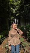 Belden Bağlamalı Süet Kaban 
