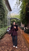 Leopar Desenli Kaban Bordo