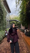 Leopar Desenli Kaban Bordo