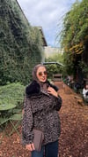 Leopar Desenli Kaban  Kahve 