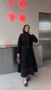 Tüvit Olega Etek Takım Siyah 