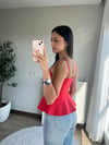 Askılı Bluz Kırmızı